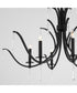 Majesty 6-light Chandelier Matte Black