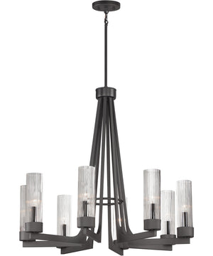Delos 8-Light Chandelier Anthracite