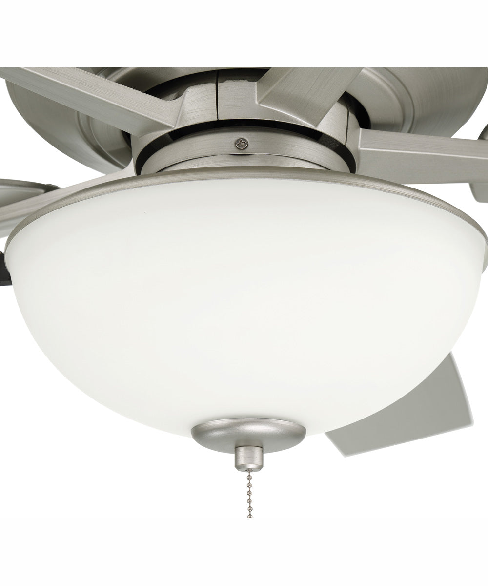 60" Outdoor Super Pro 211 2-Light Indoor/Outdoor Ceiling Fan Painted Nickel