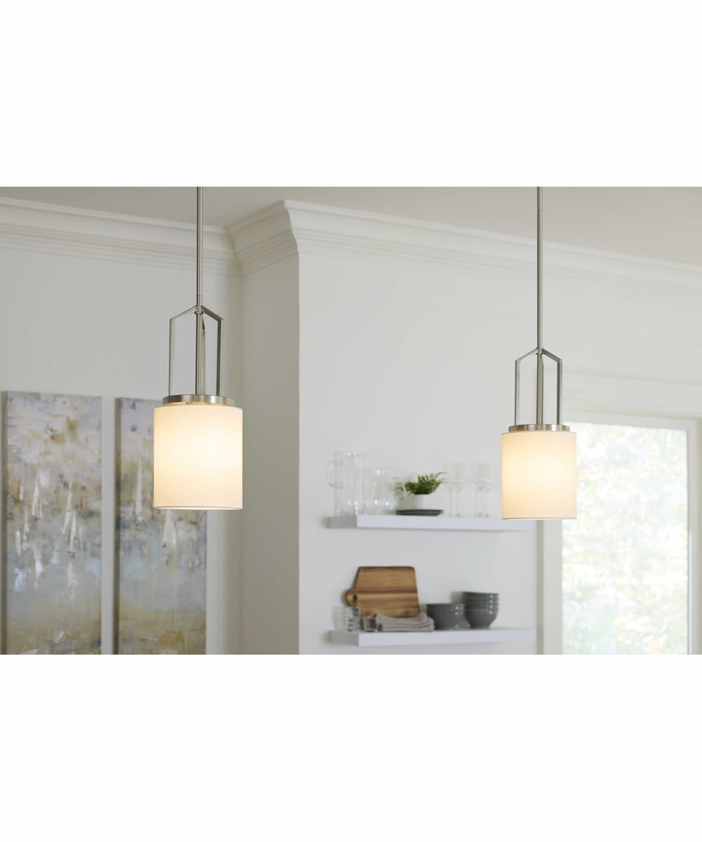 Goodwin 1-Light Modern Farmhouse Pendant Brushed Nickel