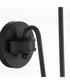 Tamara Day's Charlotte 1-light Wall Mount Light Fixture Matte Black