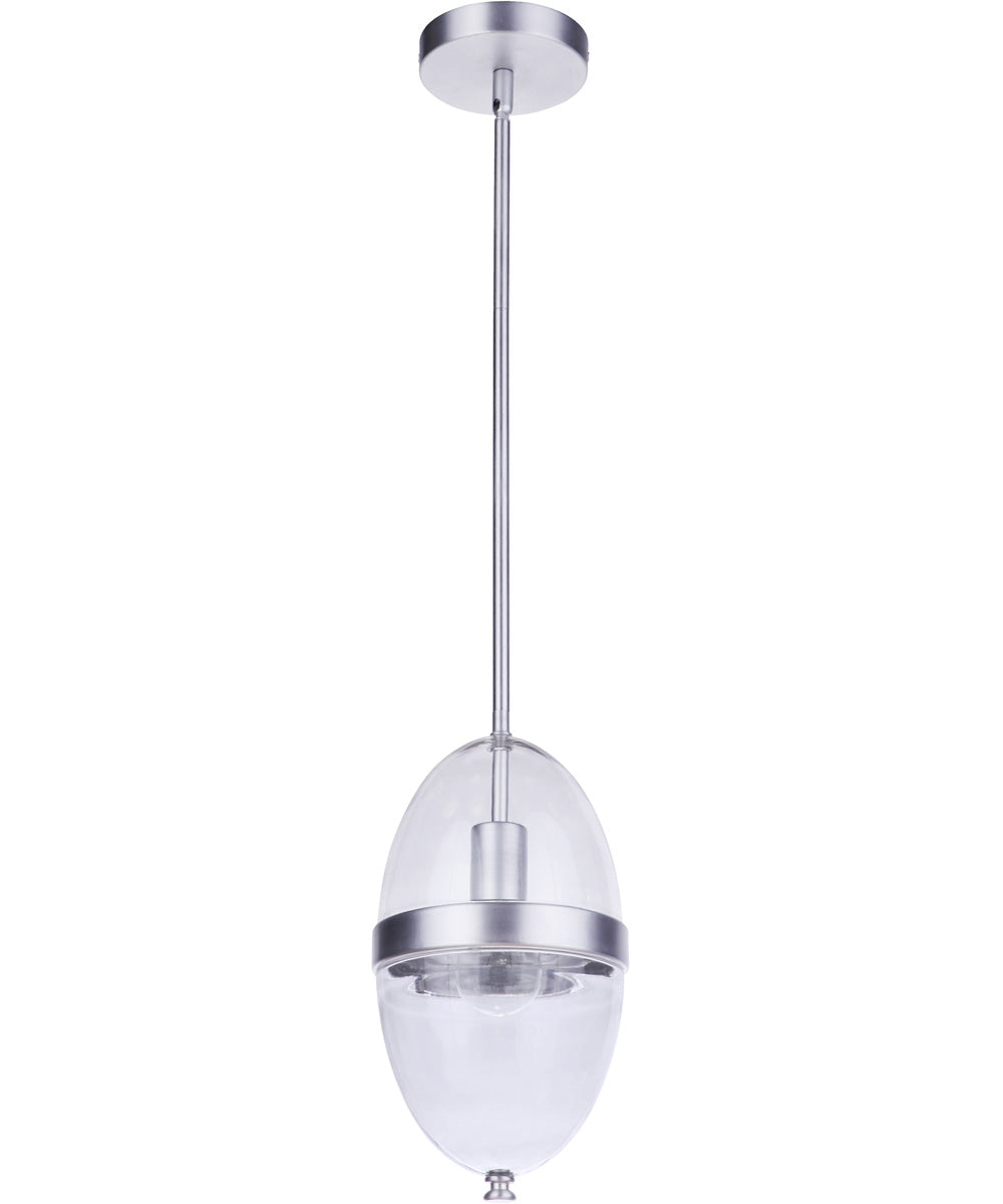 Sivo 1-Light Outdoor Pendant Satin Aluminum