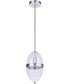 Sivo 1-Light Outdoor Pendant Satin Aluminum
