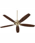60" Breeze 60" Ceiling Fan Aged Brass