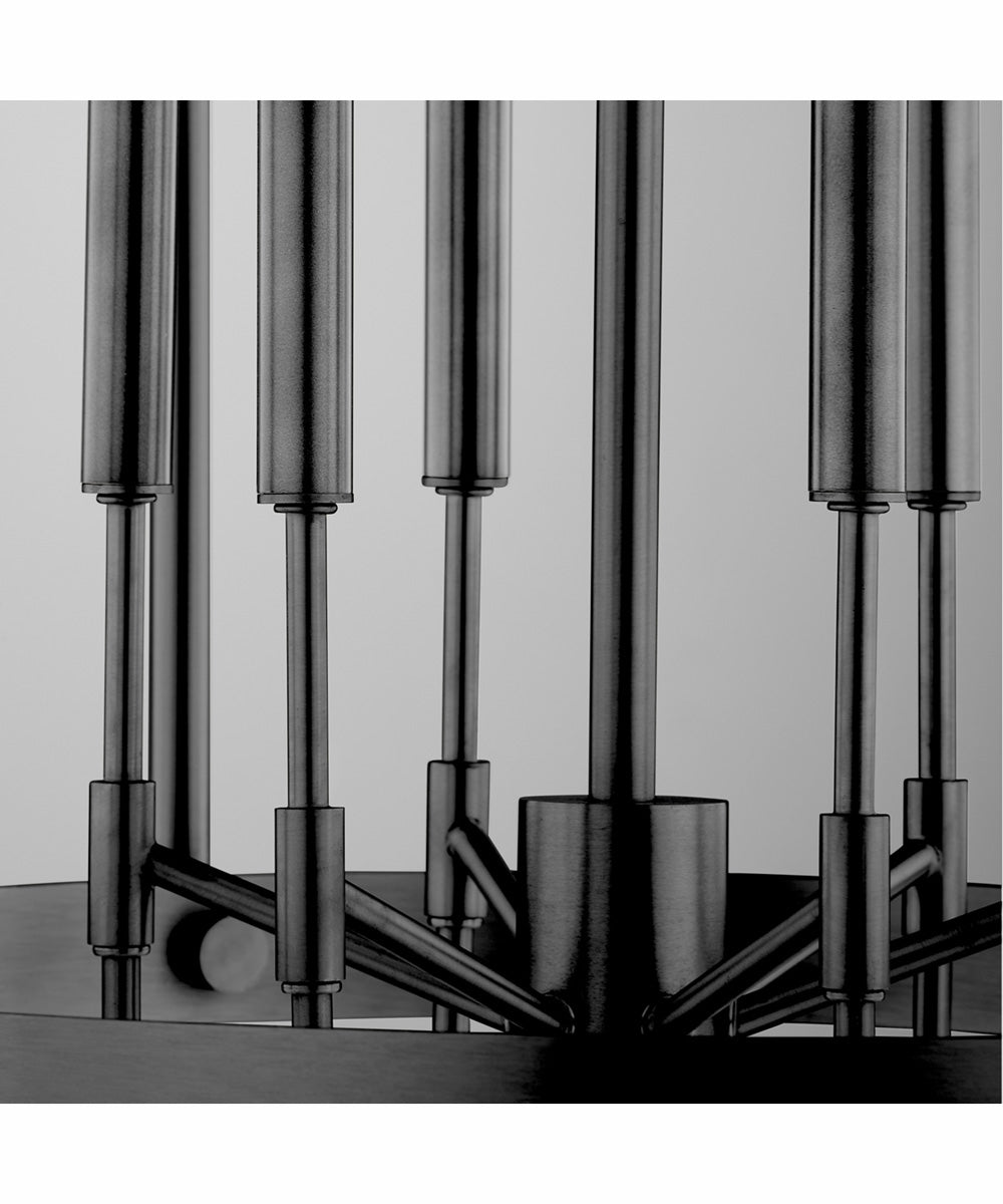Hamilton 6-light Entry Foyer Hall Chandelier Matte Black