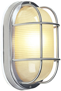 7"W Bulkheads 1-Light Outdoor Flush Stainless Steel