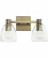 Relo 2-light Bath Vanity Light Dark Brass