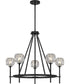 Regalia 5-light Chandelier Matte Black