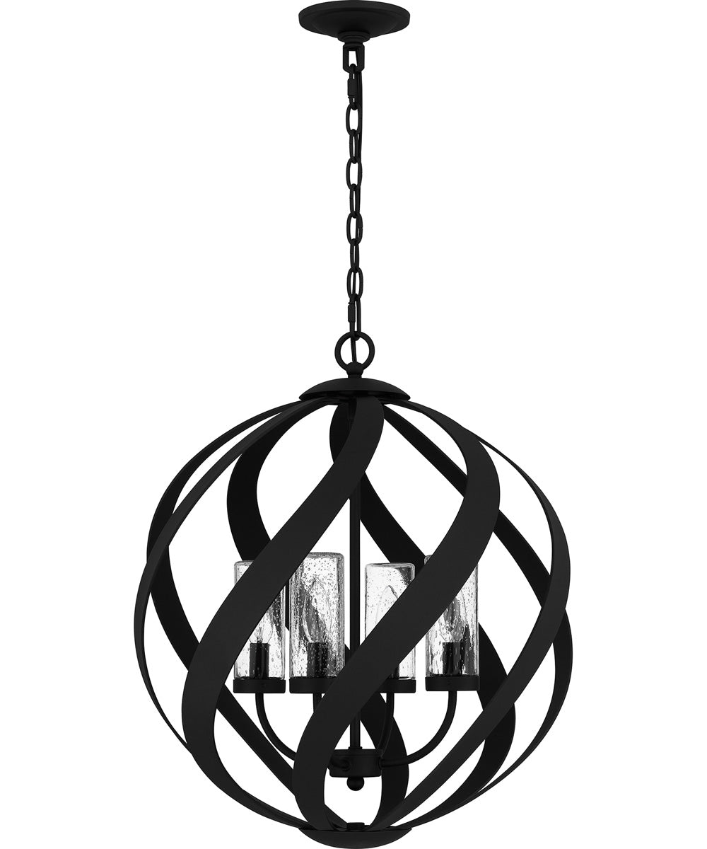 Blacksmith Large 4-light Pendant Earth Black