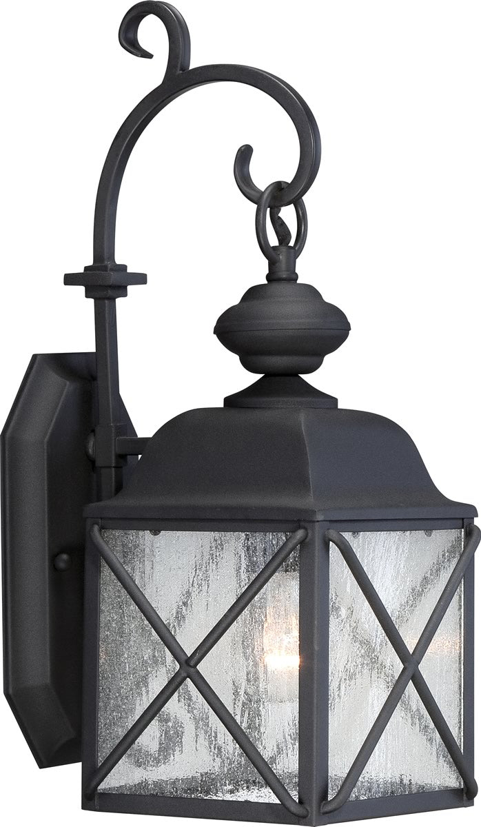 18"H Wingate 1-Light Outdoor Textured Black