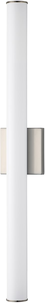 30"W Rail LED Bath Vanity Satin Nickel