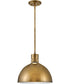 Argo 1-Light Small Pendant in Heritage Brass