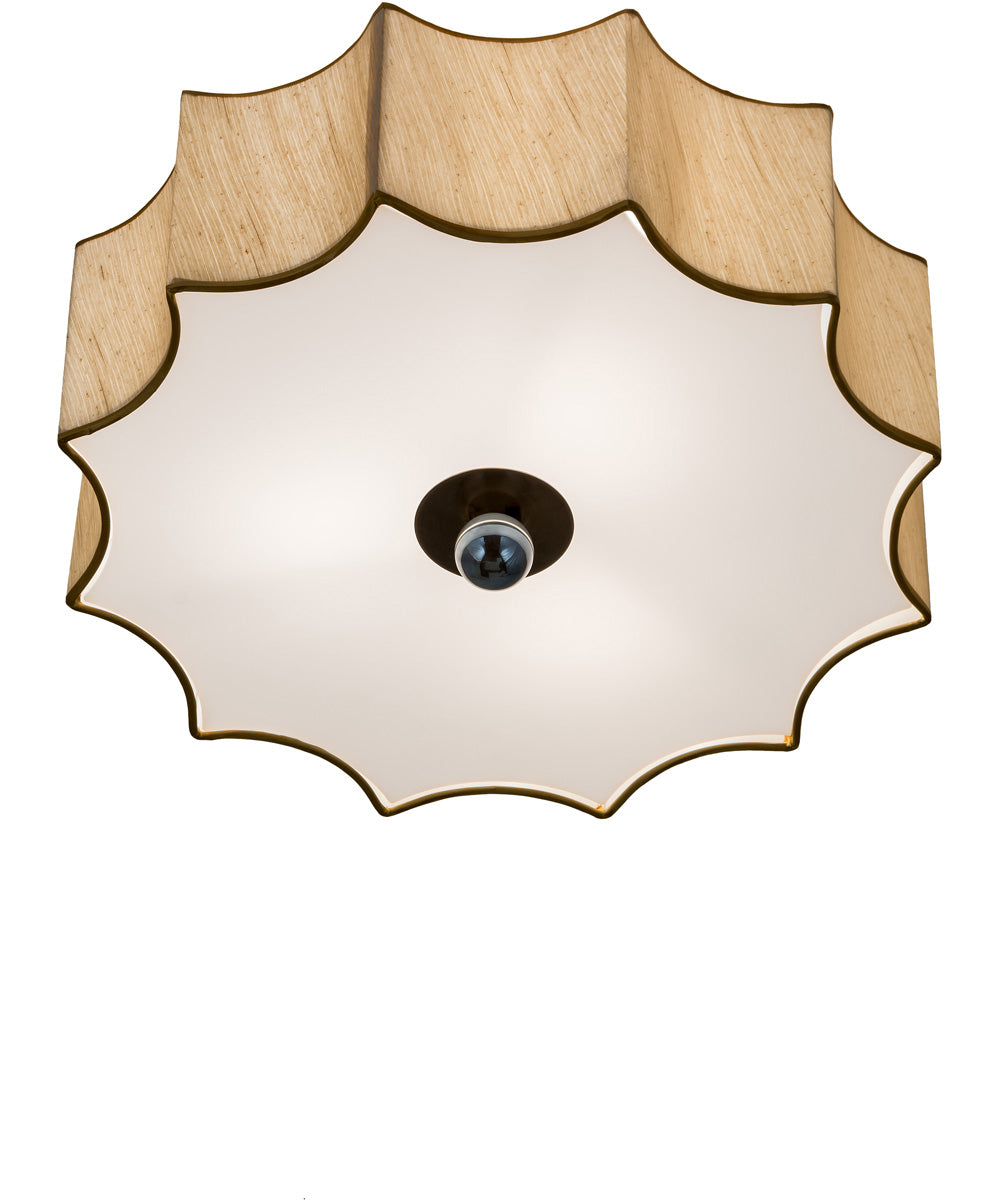 22"W Arevik Semi-Flushmount