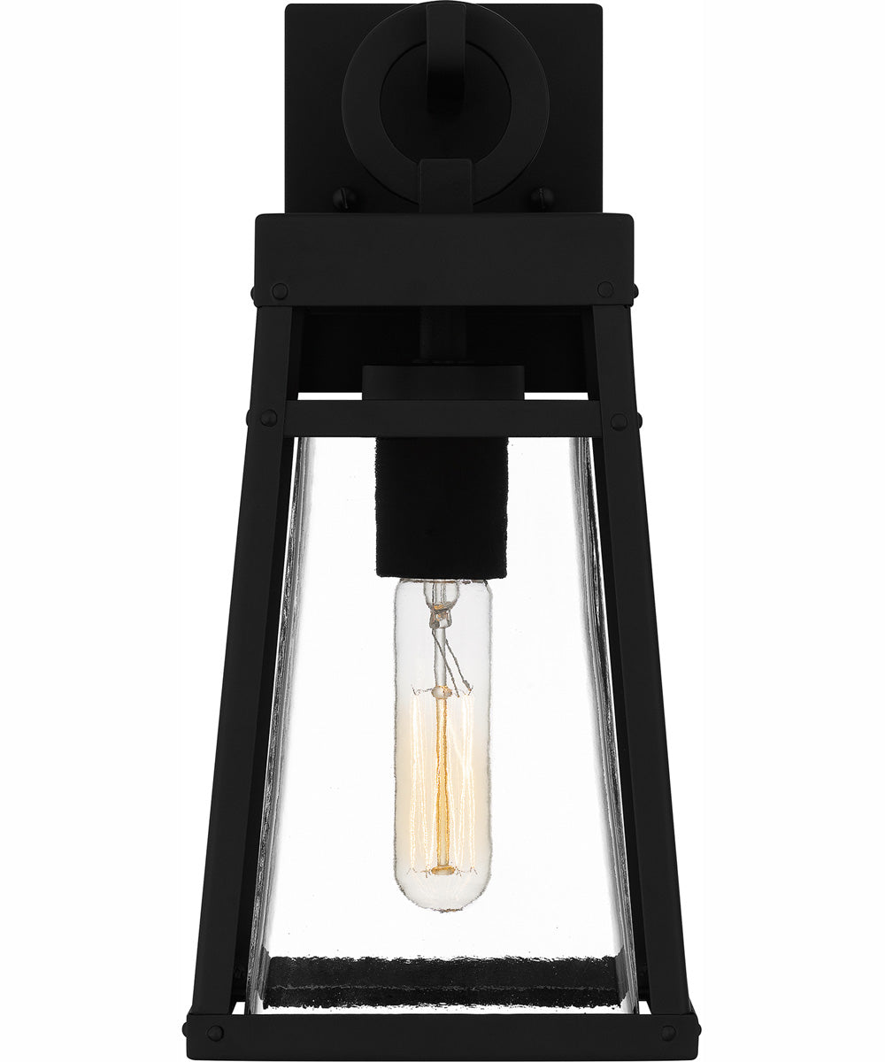 Godfrey Small 1-light Outdoor Wall Light  Coastal Armour Aluminum Matte Black