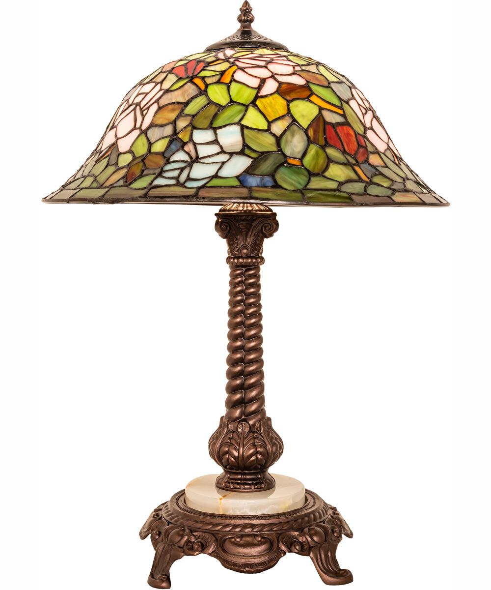 23" High Tiffany Rosebush Table Lamp