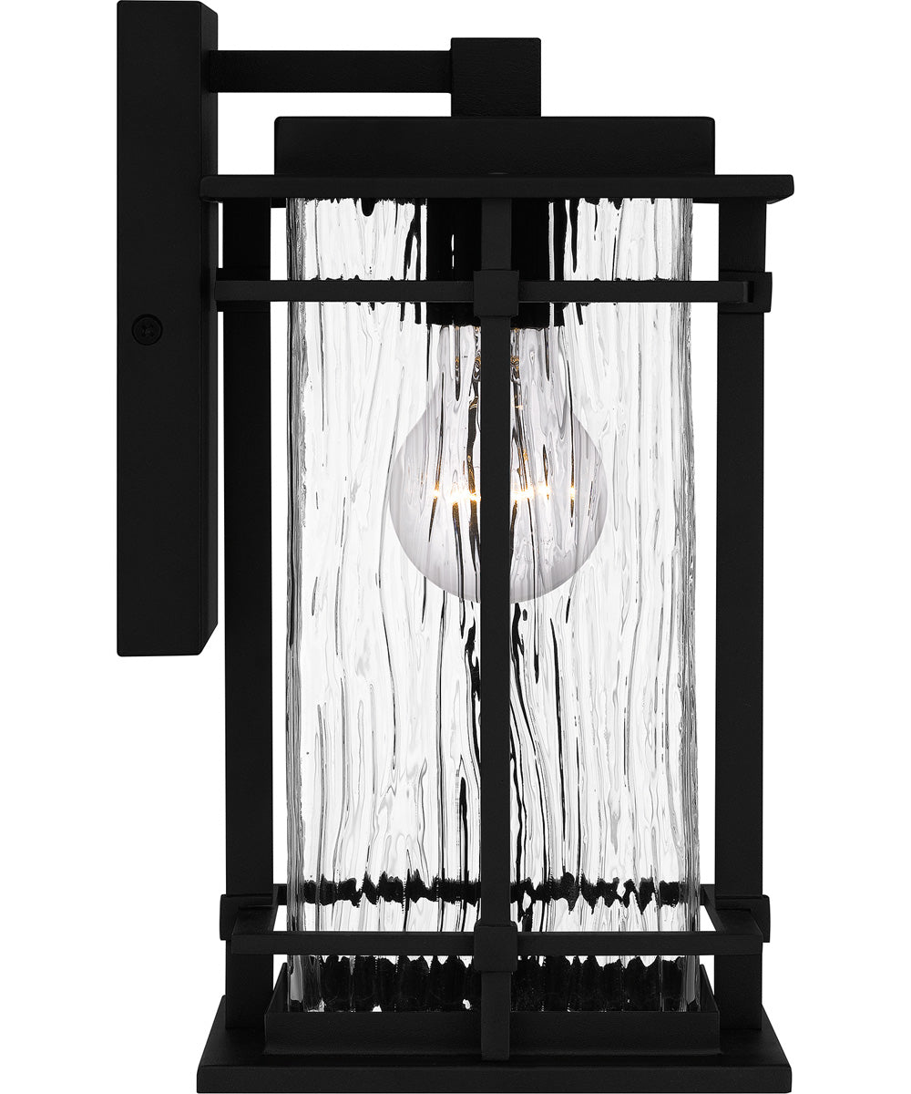 McAlister Medium 1-light Outdoor Wall Light  Coastal Armour Aluminum Earth Black