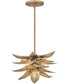 Agave 4-Light Medium Convertible Pendant in Burnished Gold