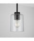Greyson 1-Light Pendant Matte Black