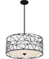 Newcastle 4-light Pendant Matte Black