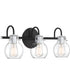 Andrews Large 3-light Bath Light Earth Black