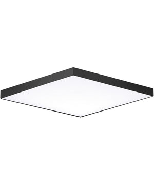 Trim 15.5 inch SQ LED Flush Mount 3000K Black