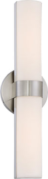 6"W Bond 2-Light LED Vanity & Wall Brushed Nickel