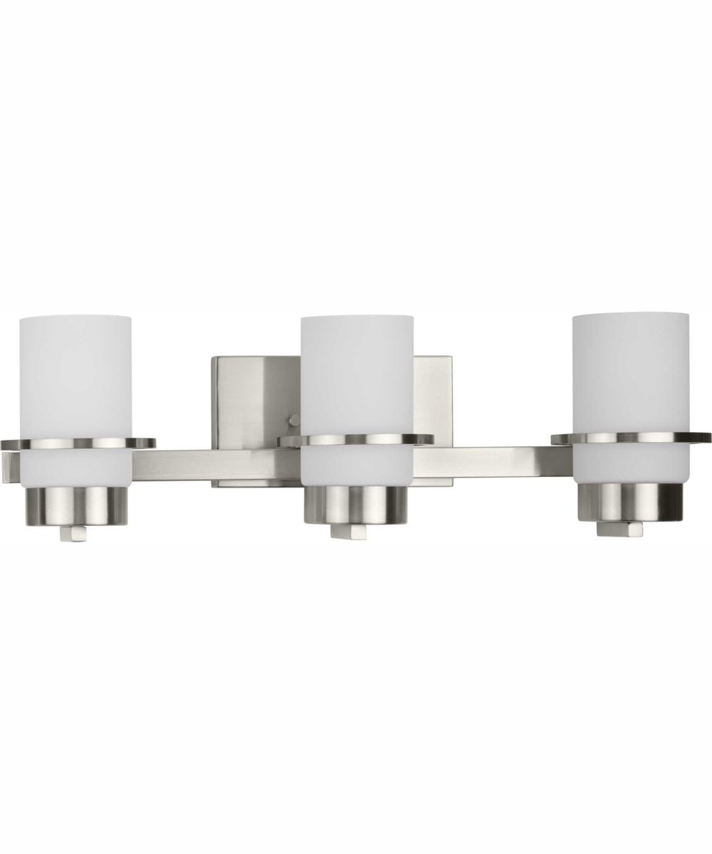Reiss 3-Light Modern Farmhouse Vanity Light Brushed Nickel