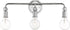 24"W Bounce 3-Light Vanity & Wall Polished Nickel
