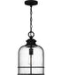 Bowles Large 1-light Outdoor Pendant Light Earth Black
