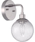 Que 1-Light Wall Sconce Chrome