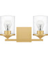 Abner Medium 2-light Bath Light Aged Brass