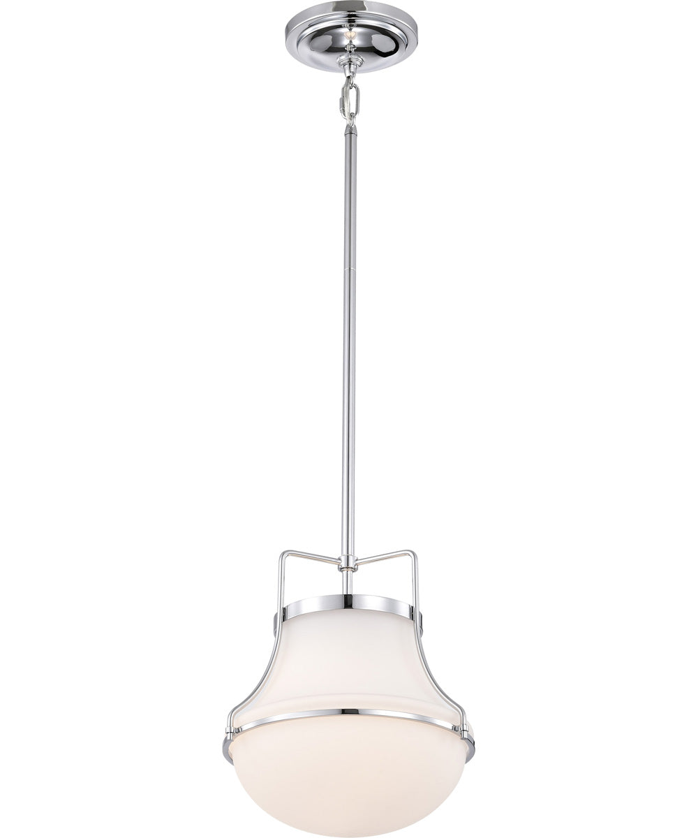 Valdora 1-Light Pendant Polished Nickel