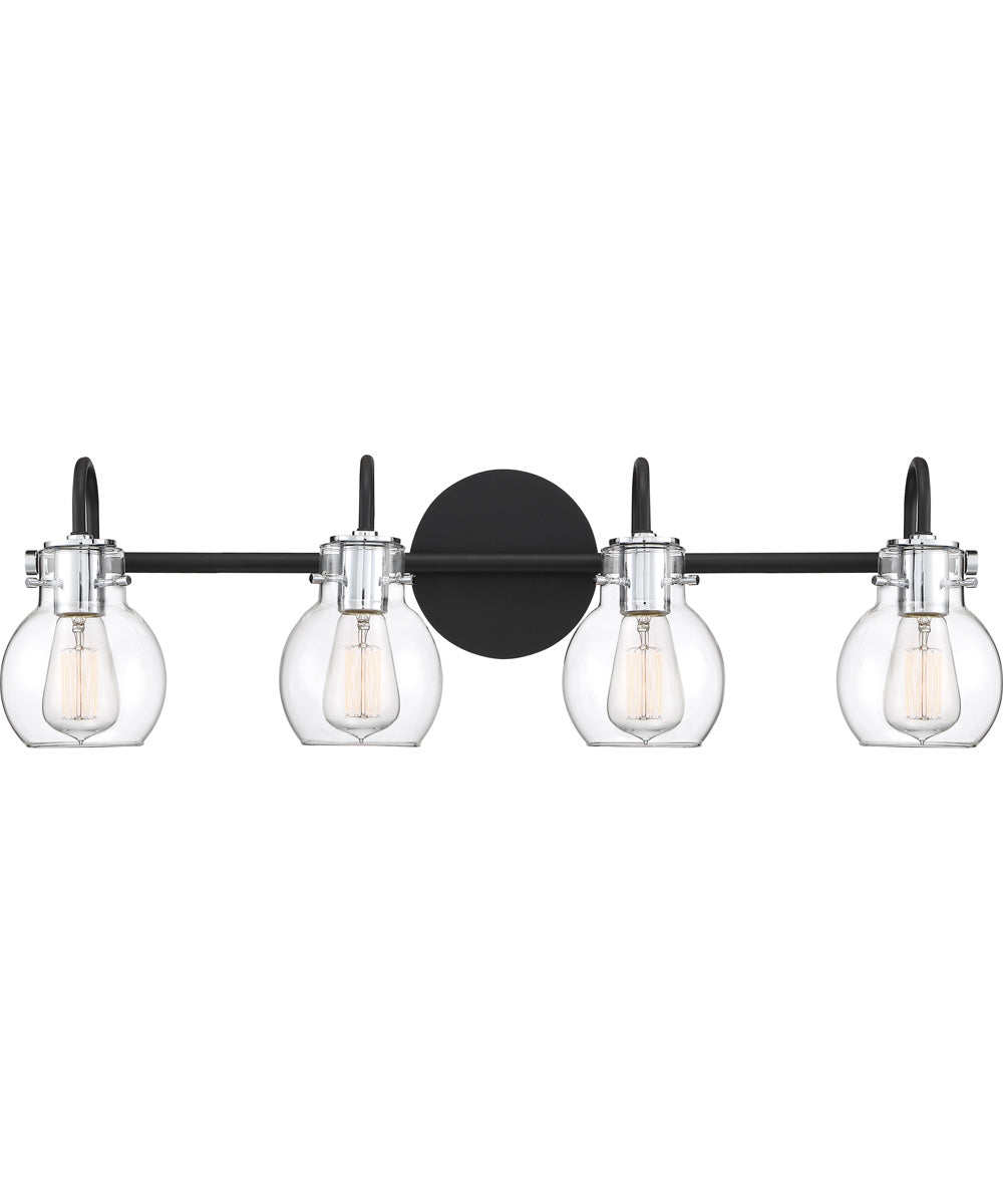Andrews Extra Large 4-light Bath Light Earth Black
