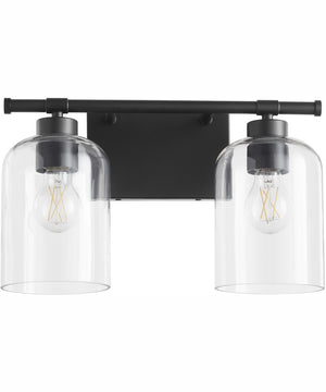 Tribute 2-light Bath Vanity Light Matte Black