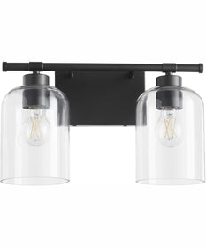 Tribute 2-light Bath Vanity Light Matte Black