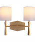 Chatham 2-Light Vanity Satin Brass