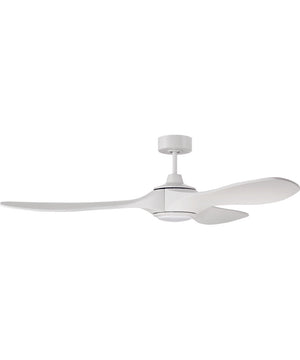 60" Envy 1-Light Indoor/Outdoor Ceiling Fan White