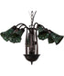 24" Wide Tiffany Pond Lily 7 Light Chandelier
