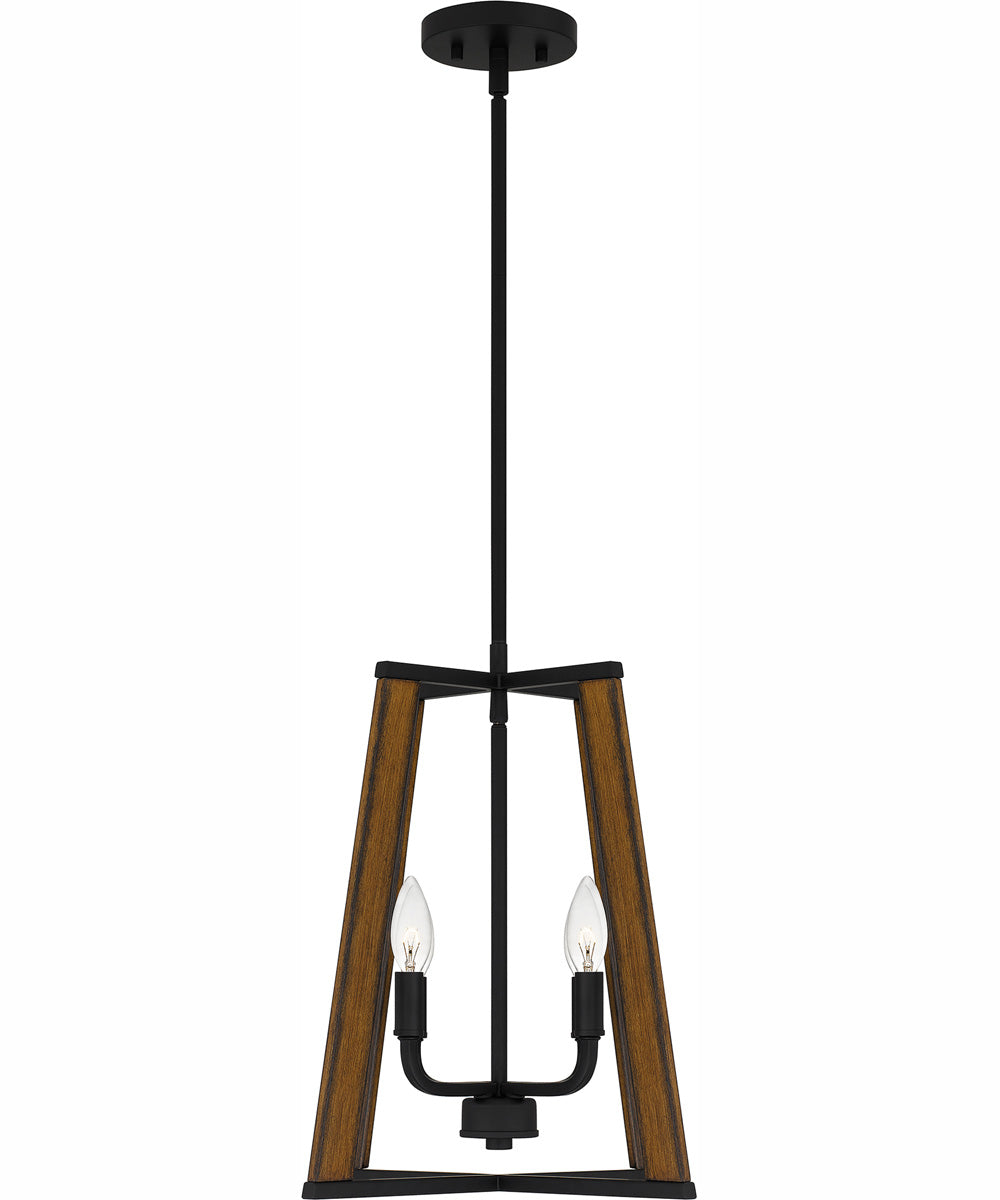 Mayline Large 4-light Pendant Matte Black