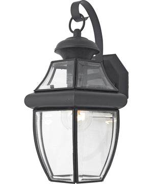 Newbury Medium 1-light Outdoor Wall Light Mystic Black