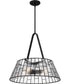 Quoizel Pendant 4-light Pendant Matte Black