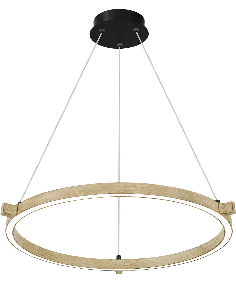 Soma  Pendant Whitewashed Walnut