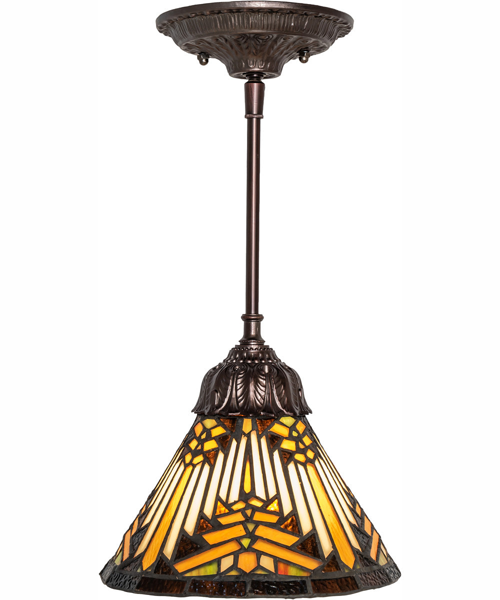 8" Wide Nuevo Mission Mini Pendant