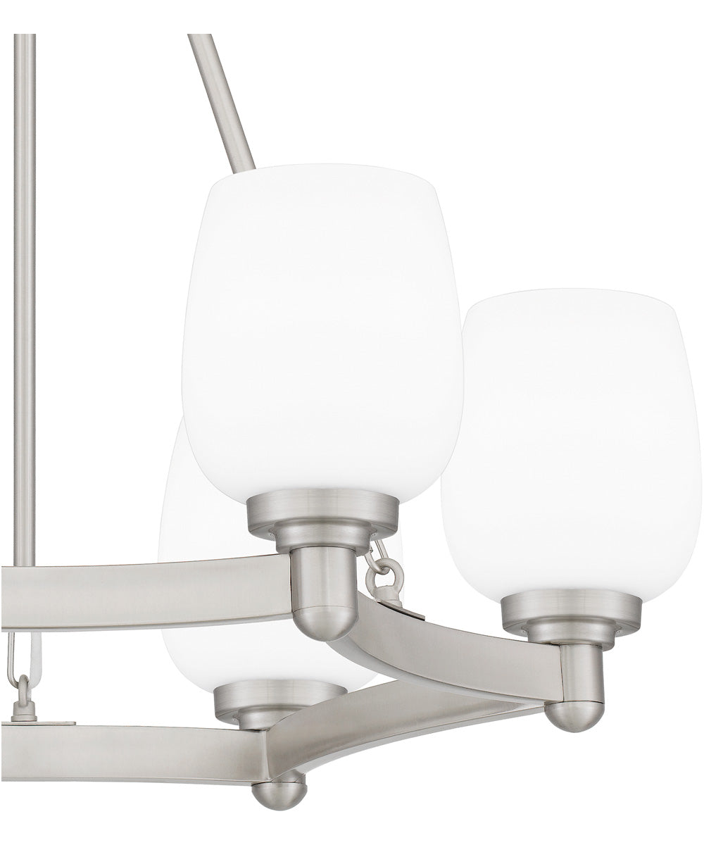 Penning 6-light Chandelier Brushed Nickel