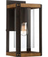 Marion Square Large 1-light Outdoor Wall Light Rustic Black