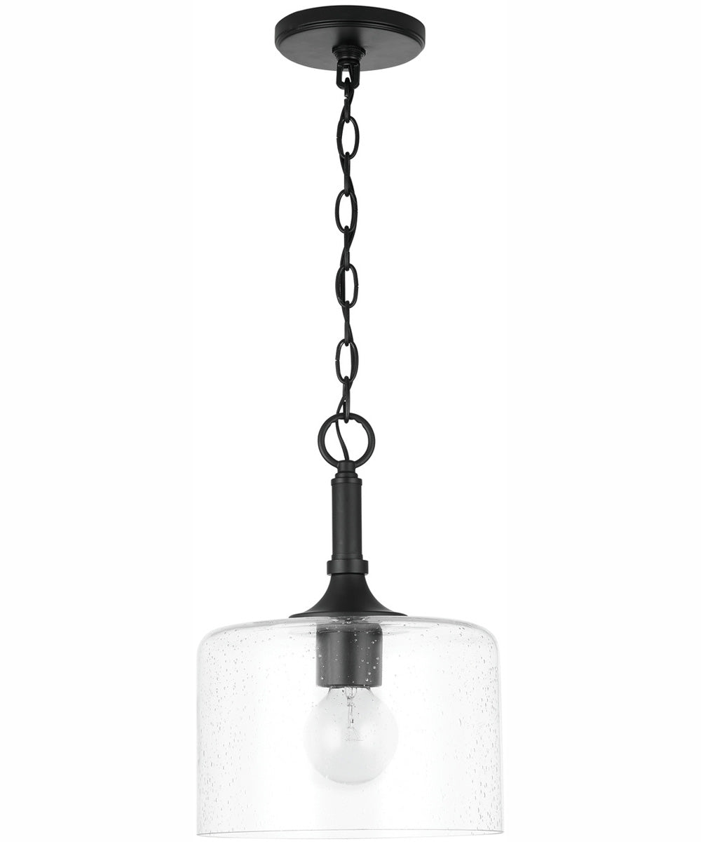 Carter 1-Light Pendant Matte Black