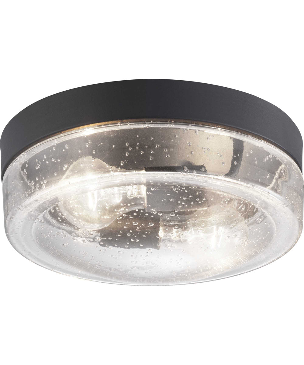 Weldon 2-Light Flush Mount Textured Black
