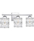 Gibson Large 3-light Bath Light Polished Chrome