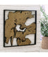 26"H Fabiana Wall Decor Black/Gold