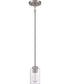 Stowe 1-Light Mini Pendant Brushed Polished Nickel